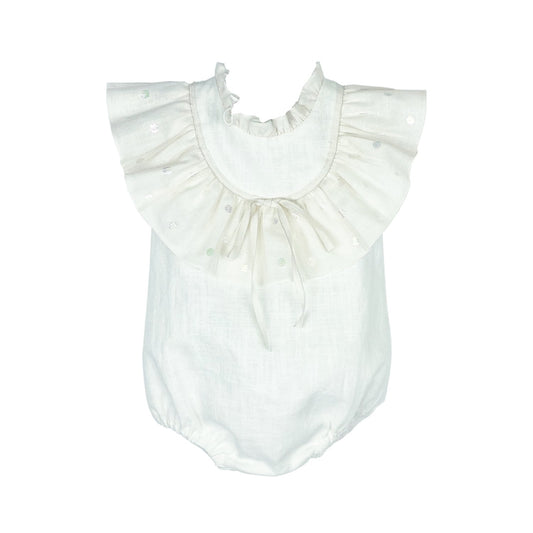 Nueces Arce Yoke Baby Romper