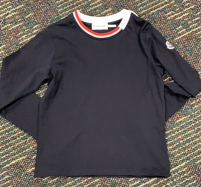 Moncler Maglia Long Sleeve Logo T-Shirt