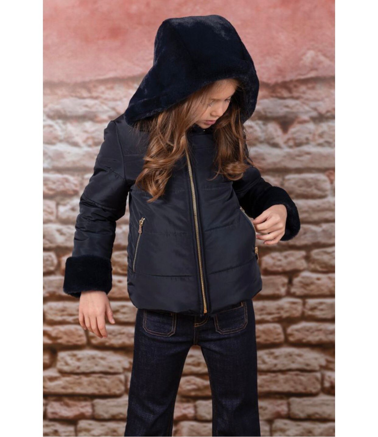 Tartine Girls Reversible Hooded Puffer Jacket