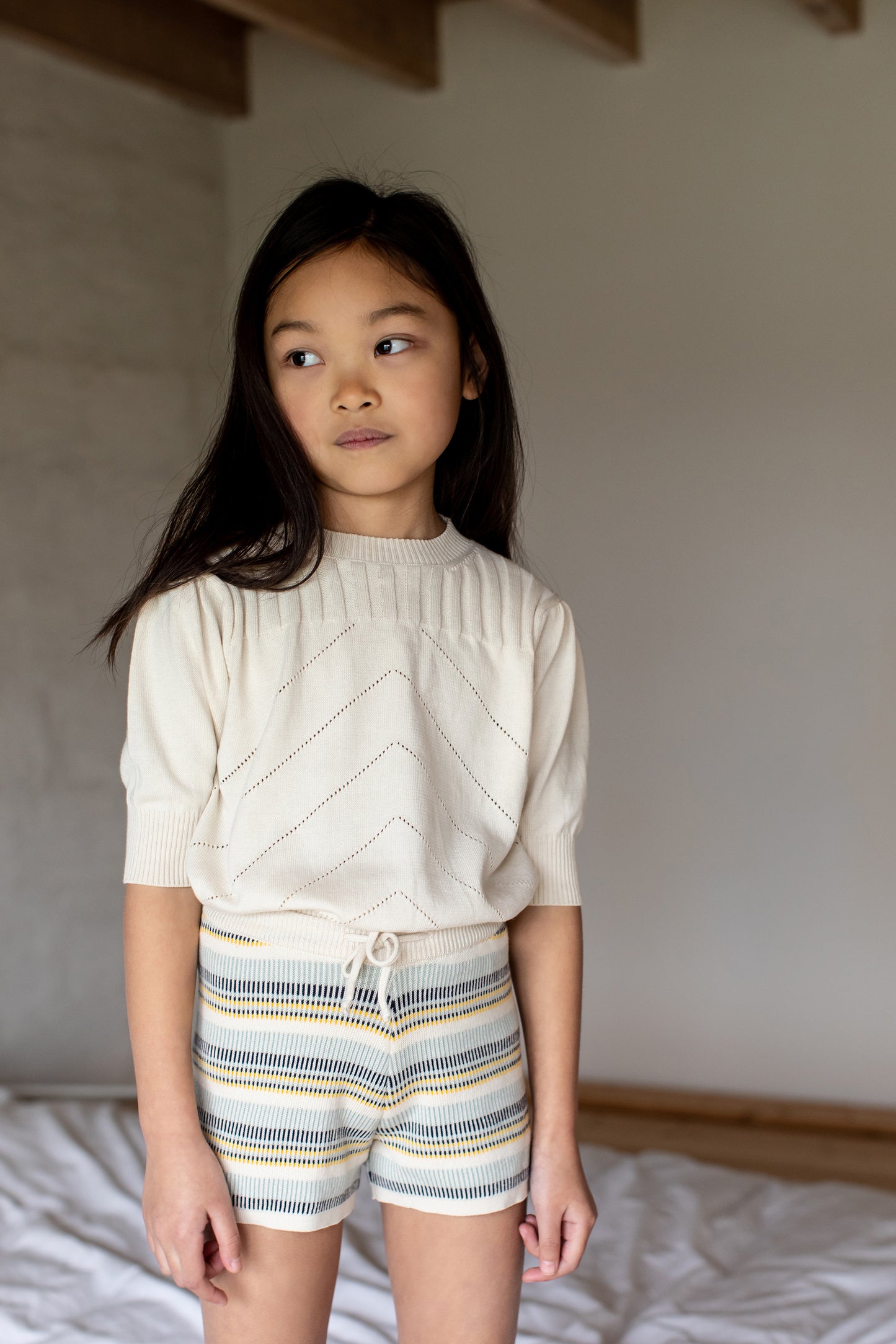 Aymara Rika Short Sleeve Sweater