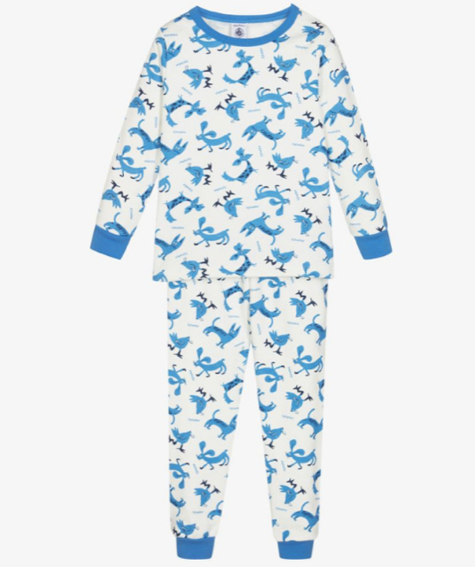 Petit Bateau Boys Animal Long Sleeve PJ's