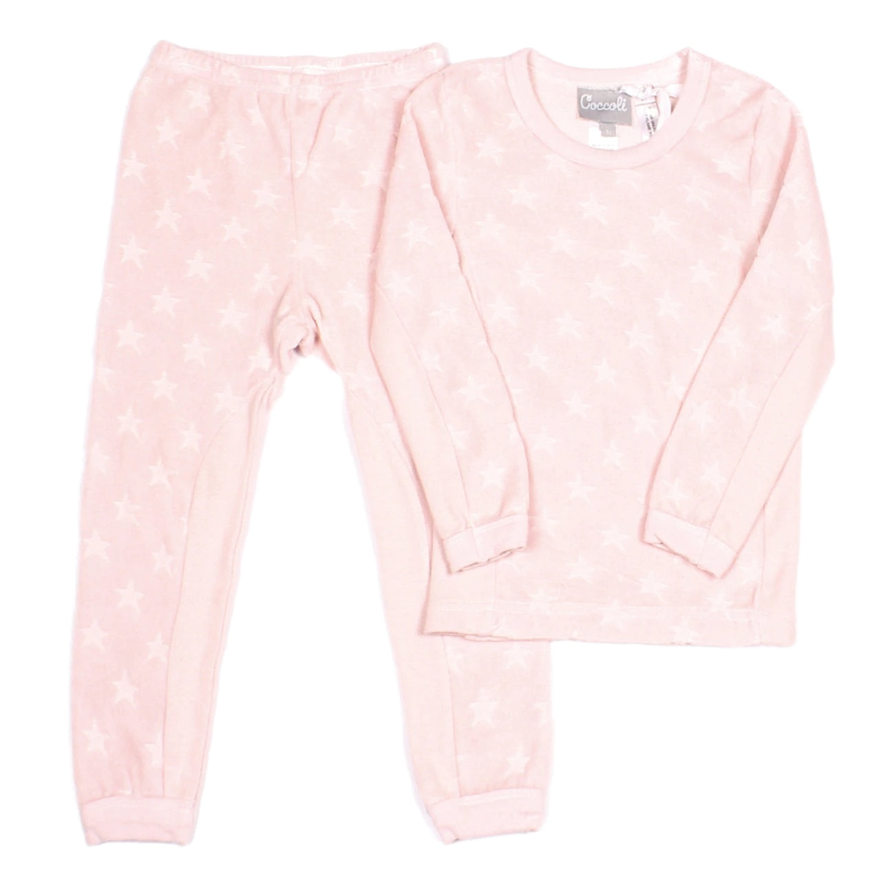 Coccoli Toddler Velour Star 2PC Pajama