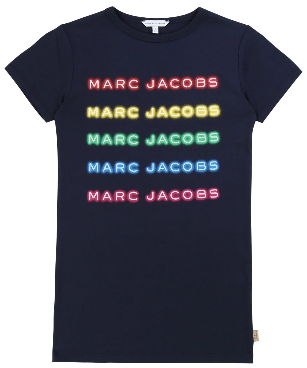 Little Marc Jacobs Logo Graphic Dress