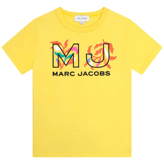 Little Marc Jacobs SS 'MJ' Print Tee Shirt