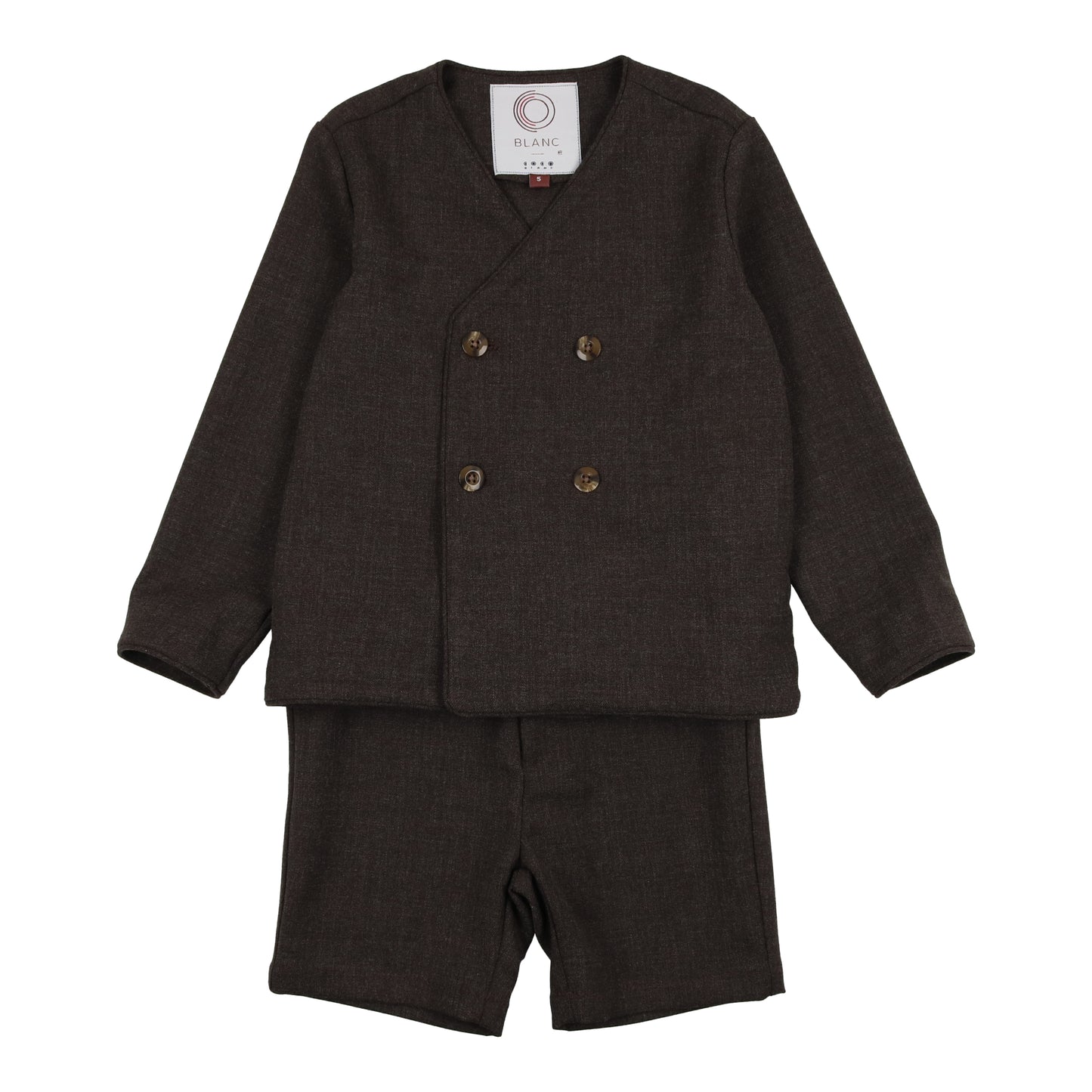 Coco Blanc Wool Suit 2pc Set