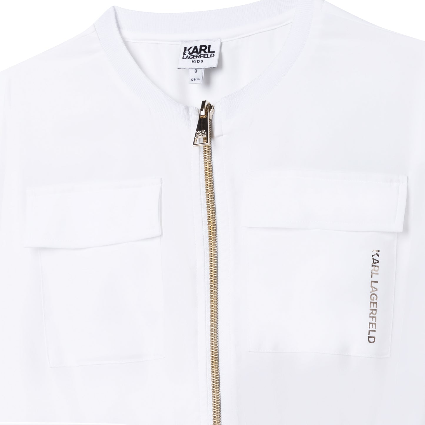 Karl Lagerfeld Oversized Pockets & Logo Jacket