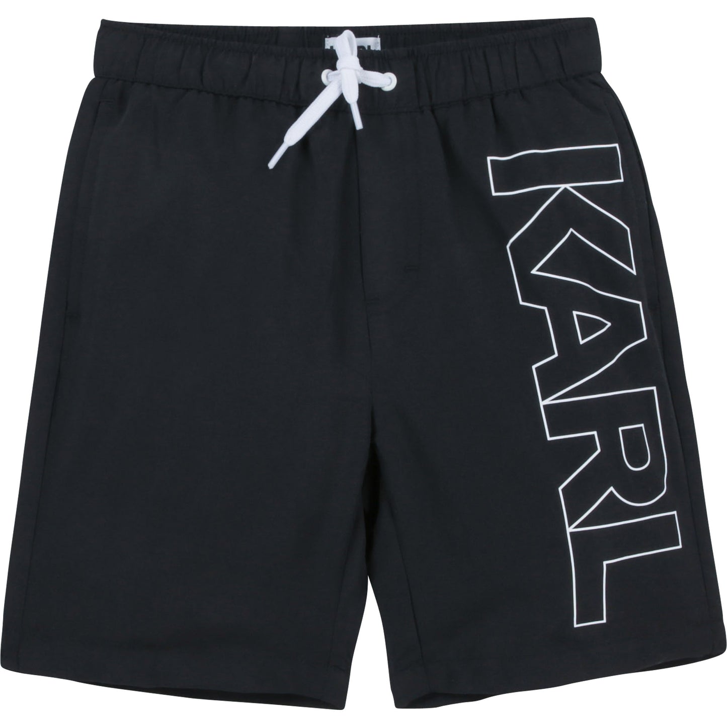 Karl Lagerfeld Boys Logo Swim Trunks