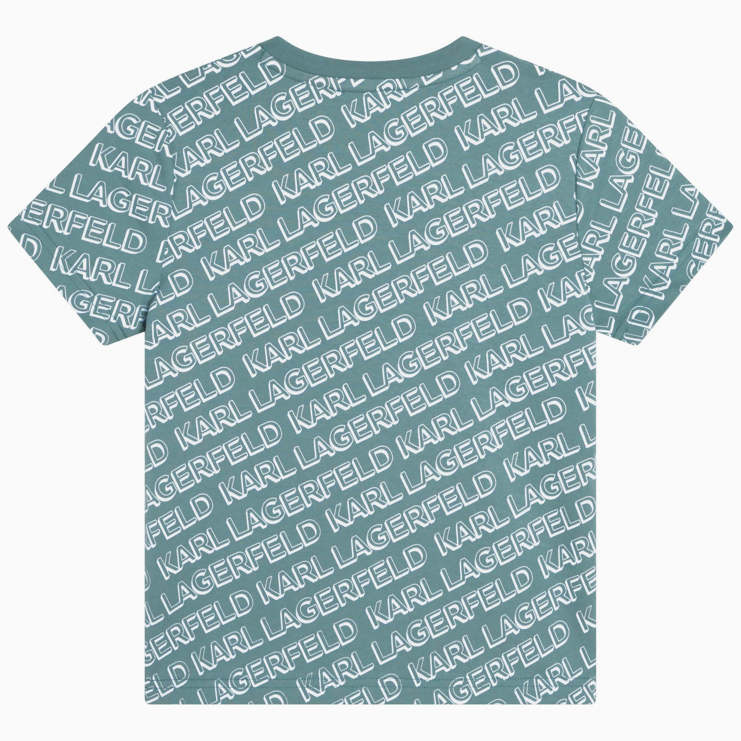 Karl Lagerfeld Boys SS All Over Print Logo T-shirt