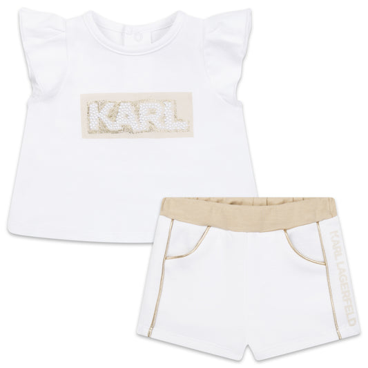 Karl Lagerfeld Baby Girl Flutter Outfit Set