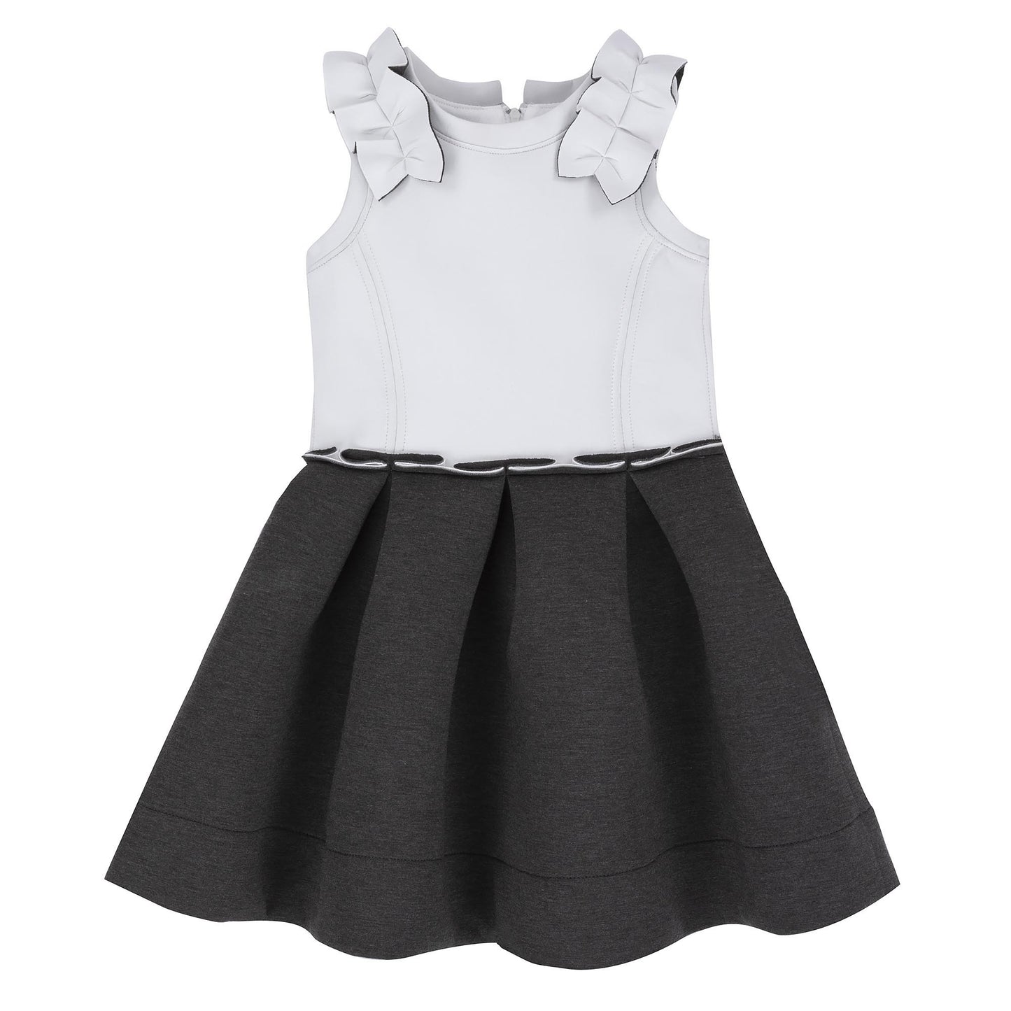 Deux par Deux O96 Black Bottom Neoprene Dress