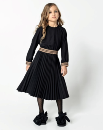 Unlabel Arc Pleated Dress