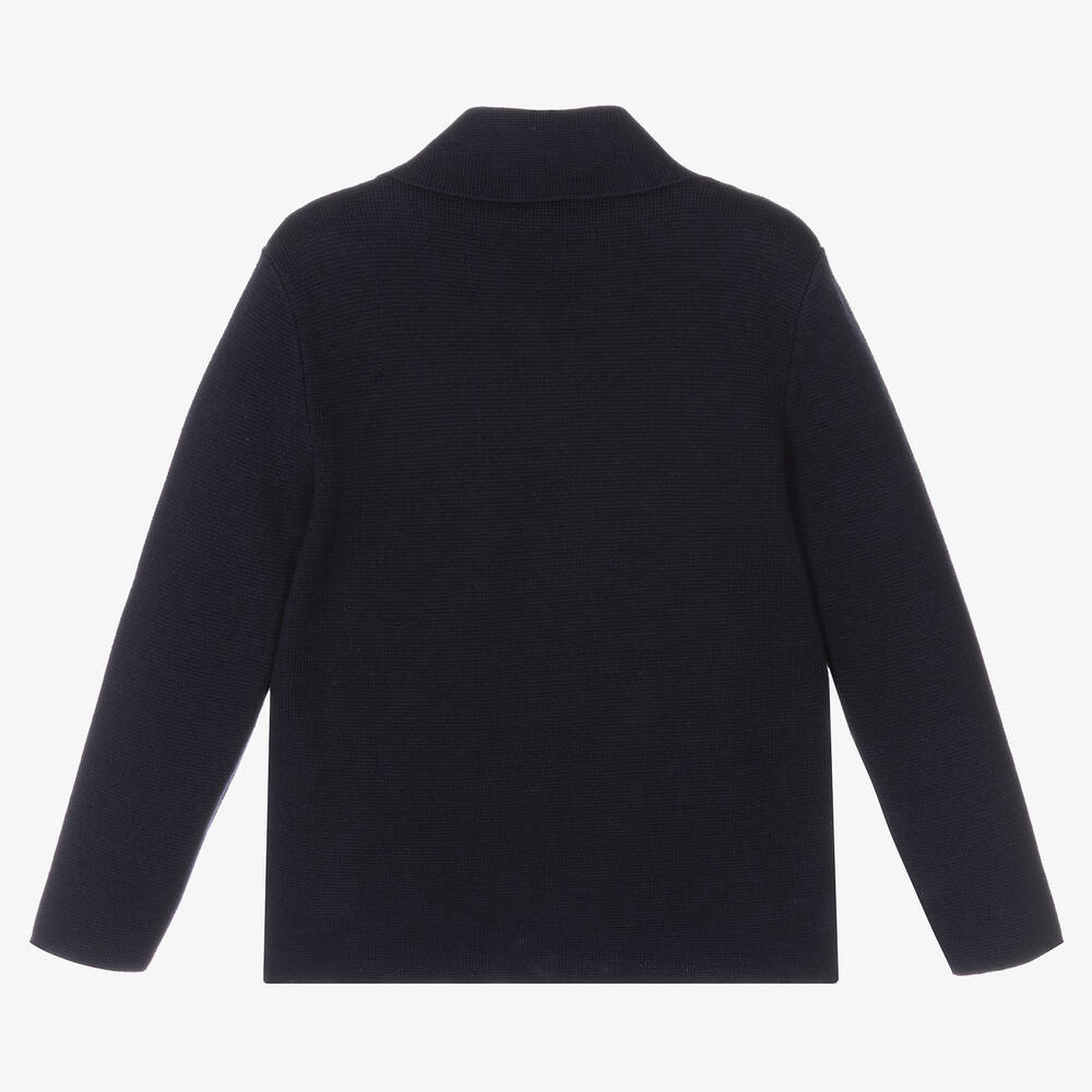 Il Gufo Boys Double Breasted Knitted Jacket