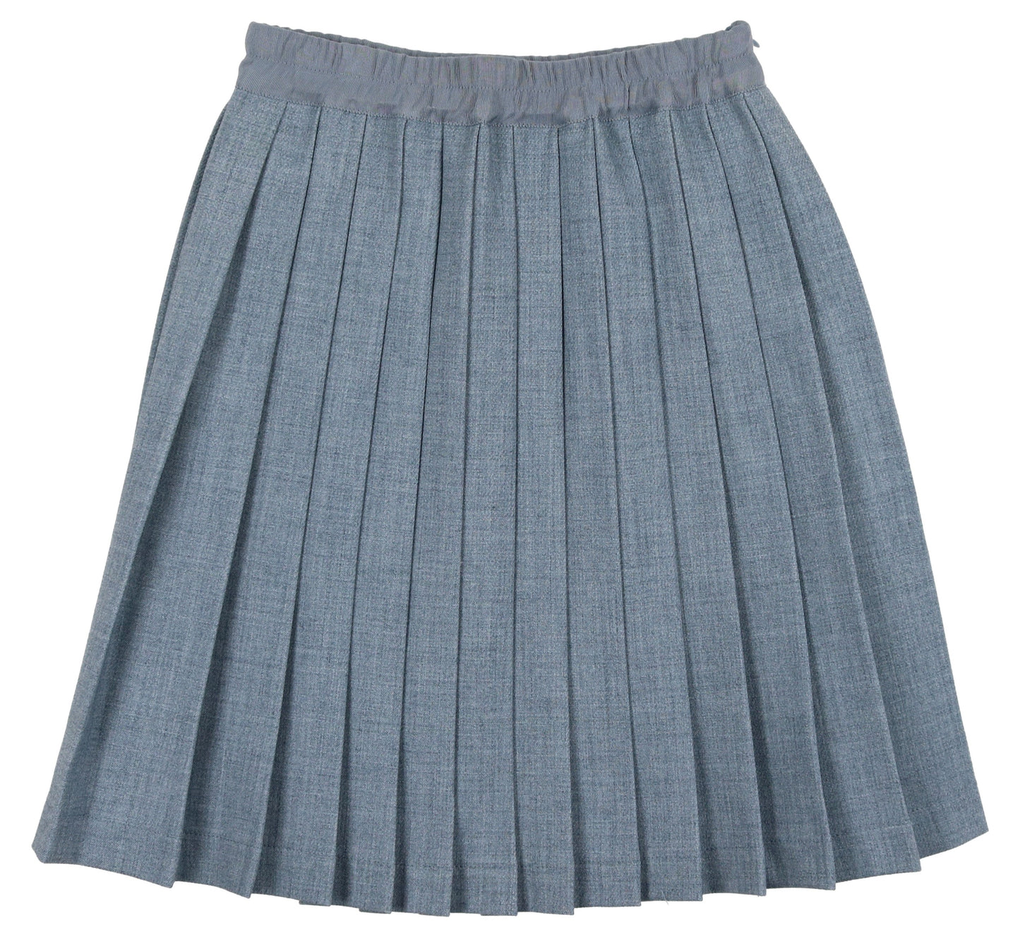 Coco Blanc Wool Pleated Skirt