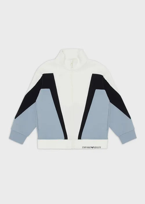 Armani Junior Boys Color Block Track Jacket