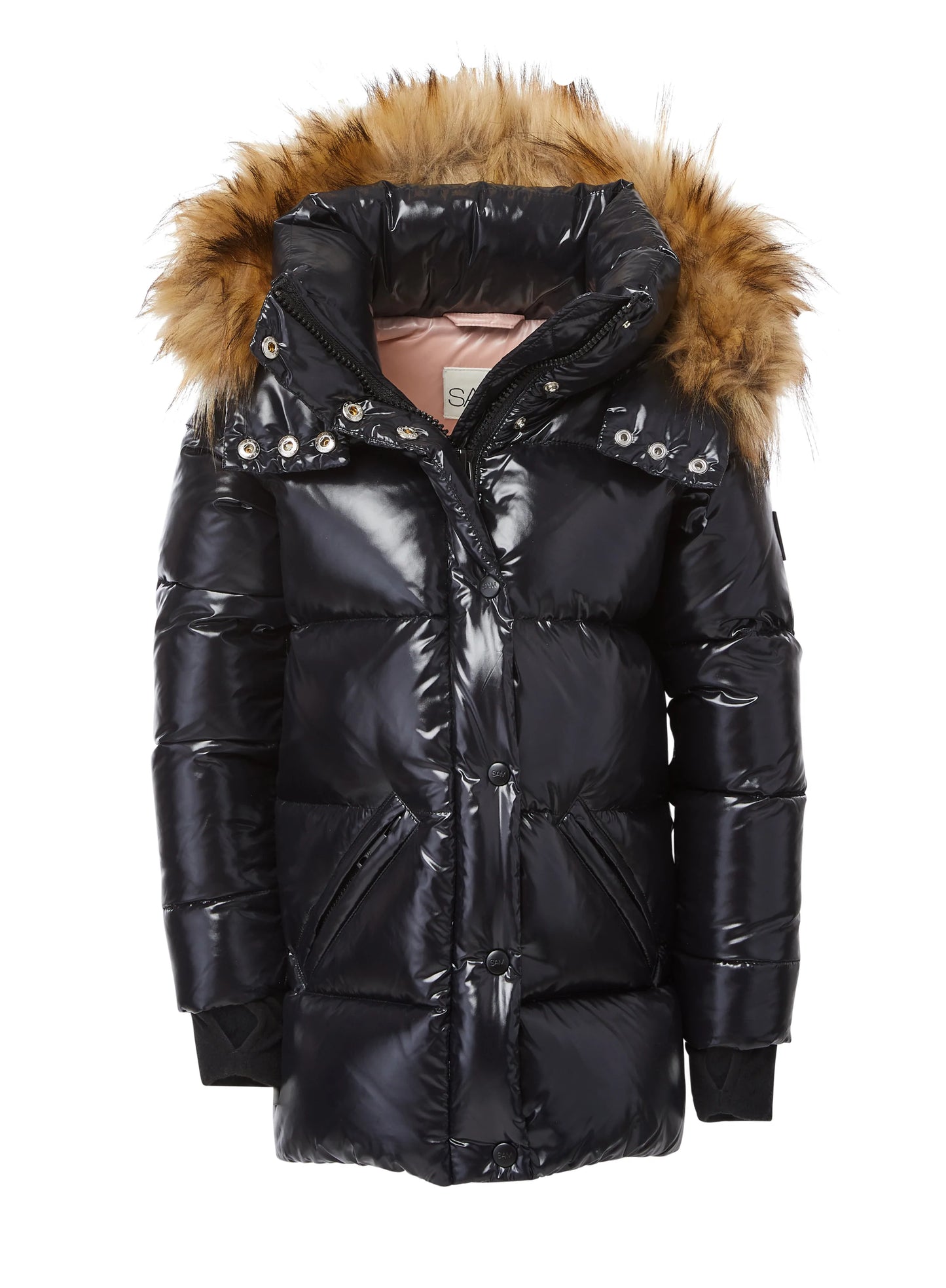 SAM. Outerwear Girls Zoe Jacket w/ Faux Fur Hood