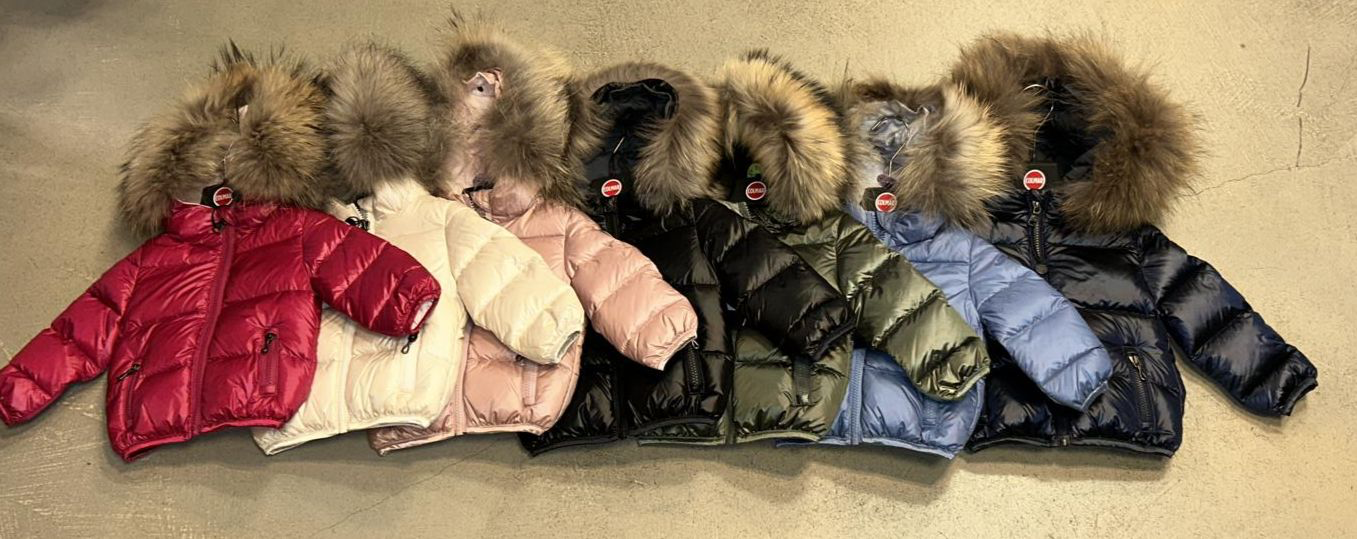 Colmar Baby Down Jacket with Fur