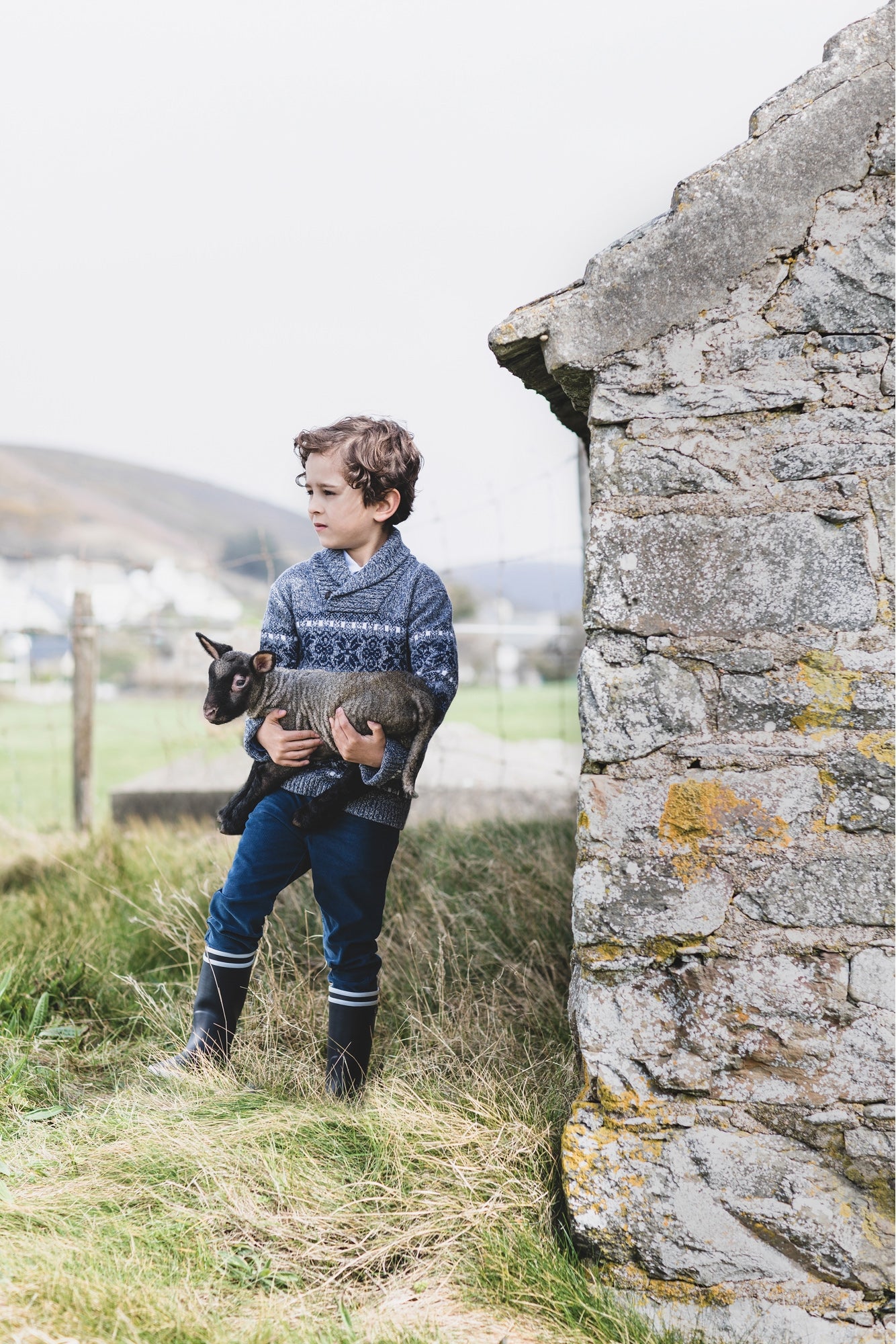 Tartine et Chocolat Boys Merino Wool Sweater