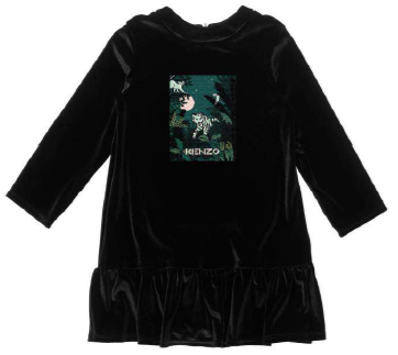Kenzo Girls Tiger Graphic Dress
