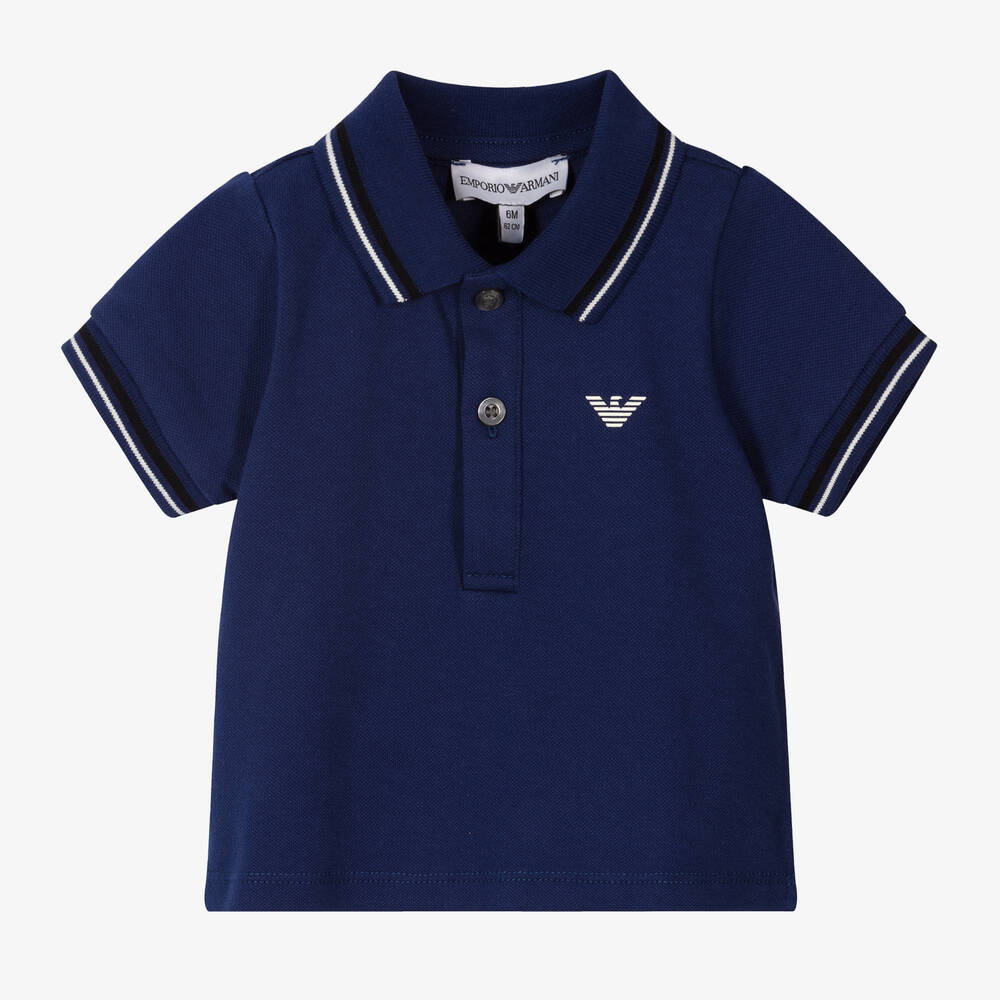 Armani Junior Boys Short Sleeve Polo Shirt