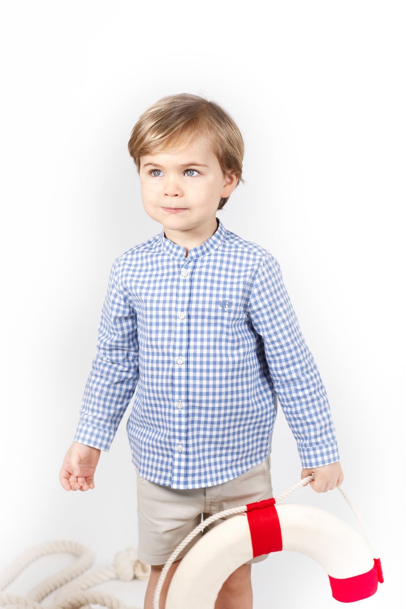 Tartine et Chocolat Check Dress Shirt