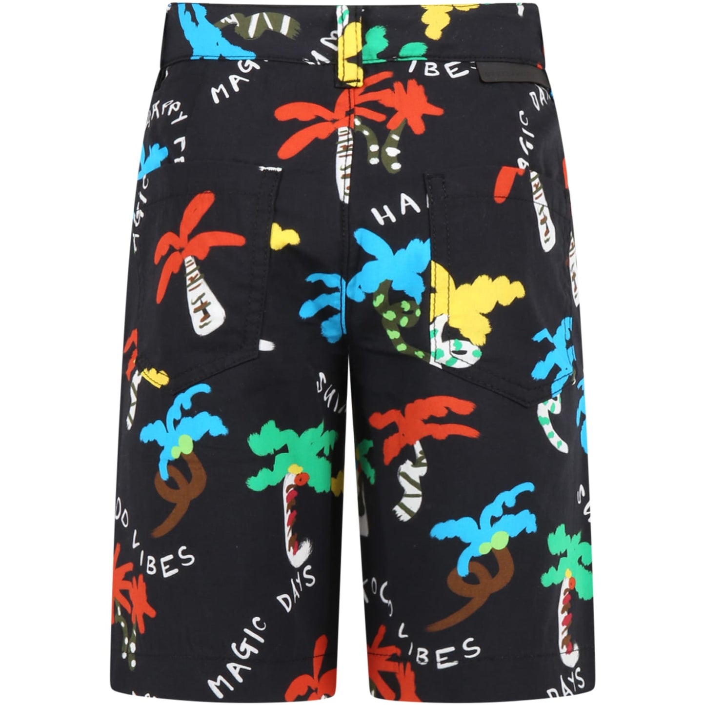 Stella McCartney Boys Good Vibes Palms Shorts