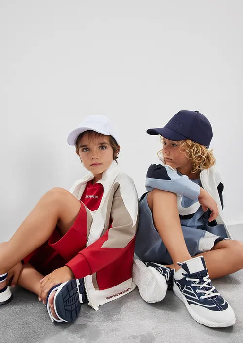 Armani Junior Boys Color Block Track Jacket TuesdaysChild