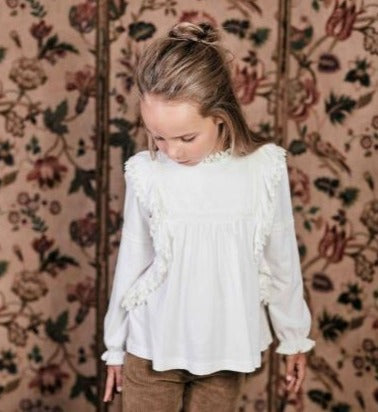 Tartine et Chocolat Girls Ruffle Blouse