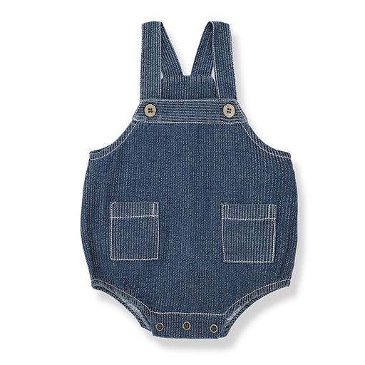 One + In the Family Ian Denim Romper