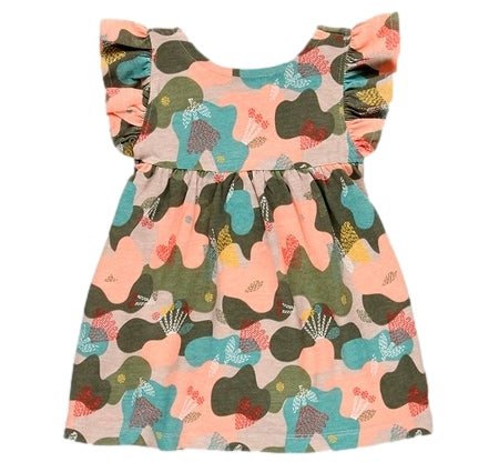 Boboli Girls Camouflaged Dress