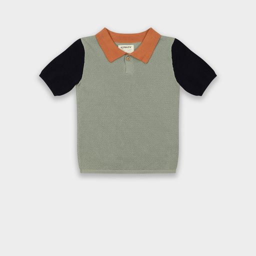 Aymara Enzo Short Sleeve Color Block Polo