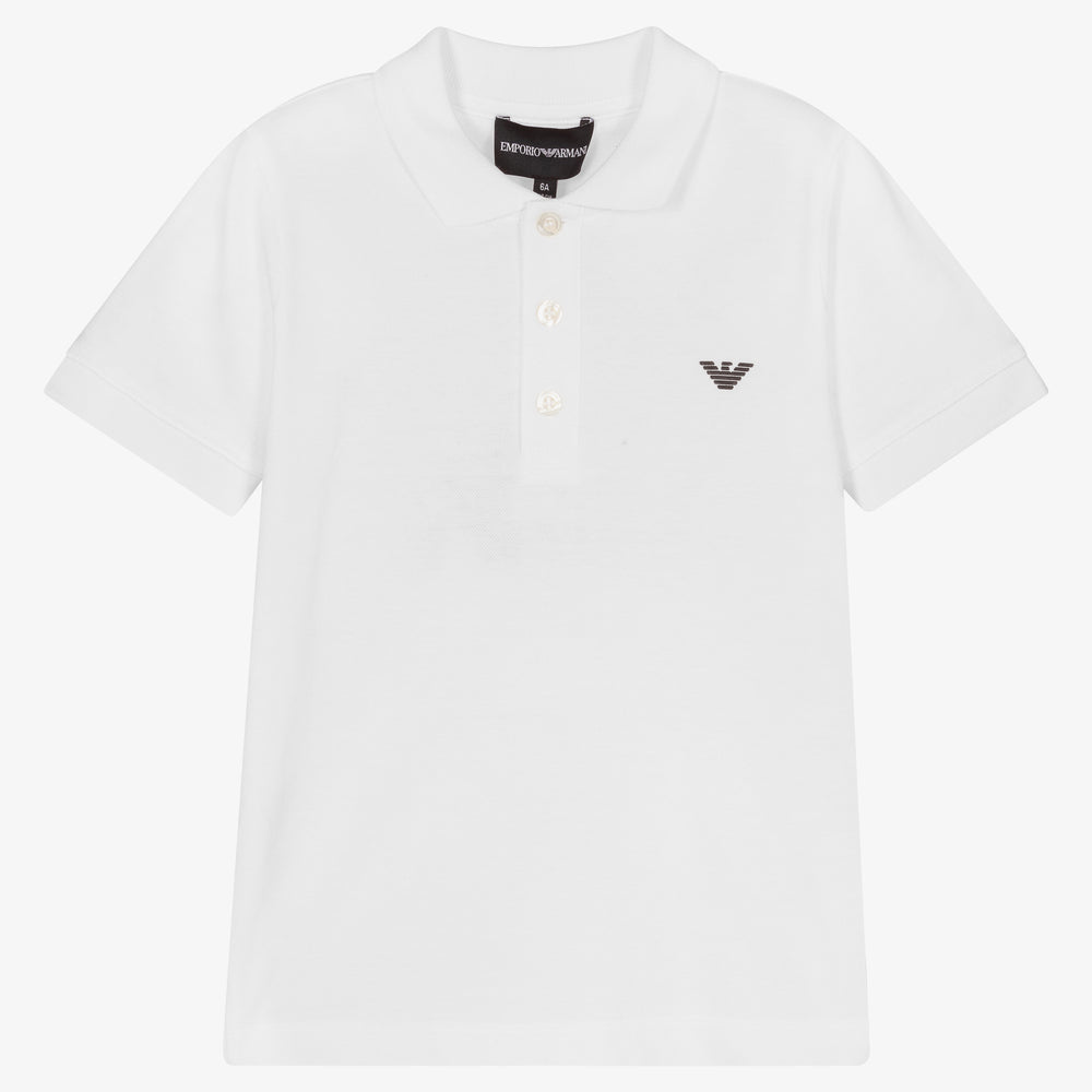 Armani Junior Boys Short Sleeve Polo Shirt