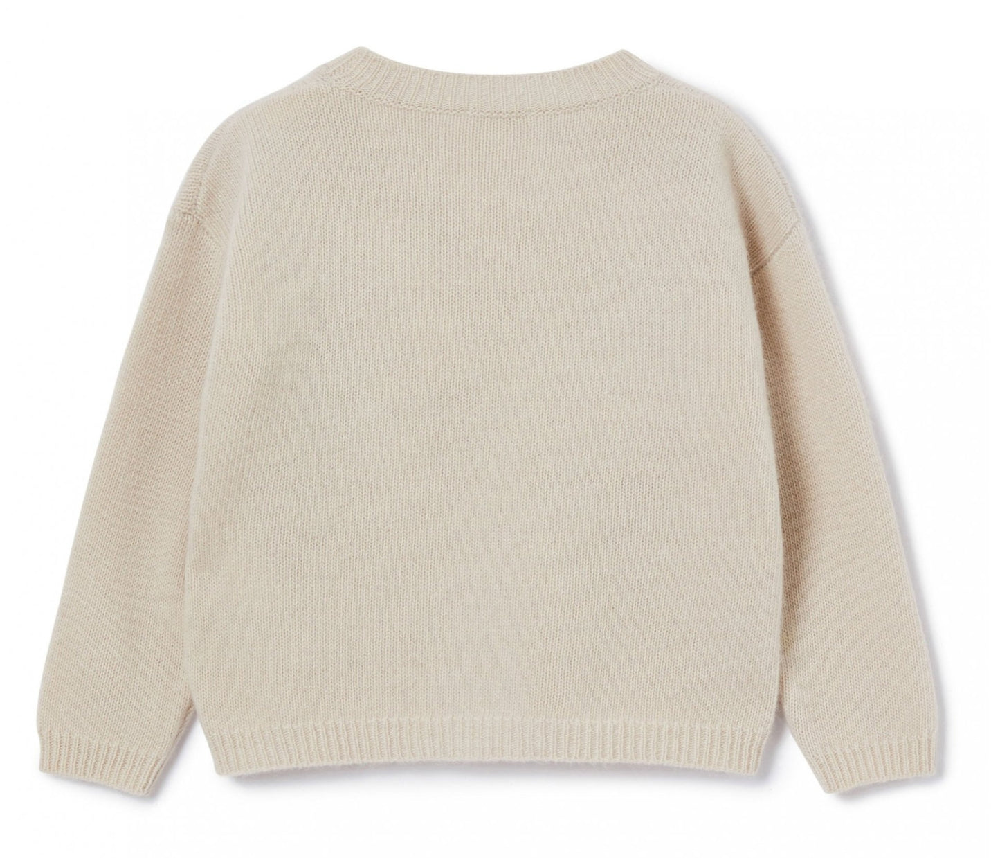 Il Gufo Flower Applique Sweater
