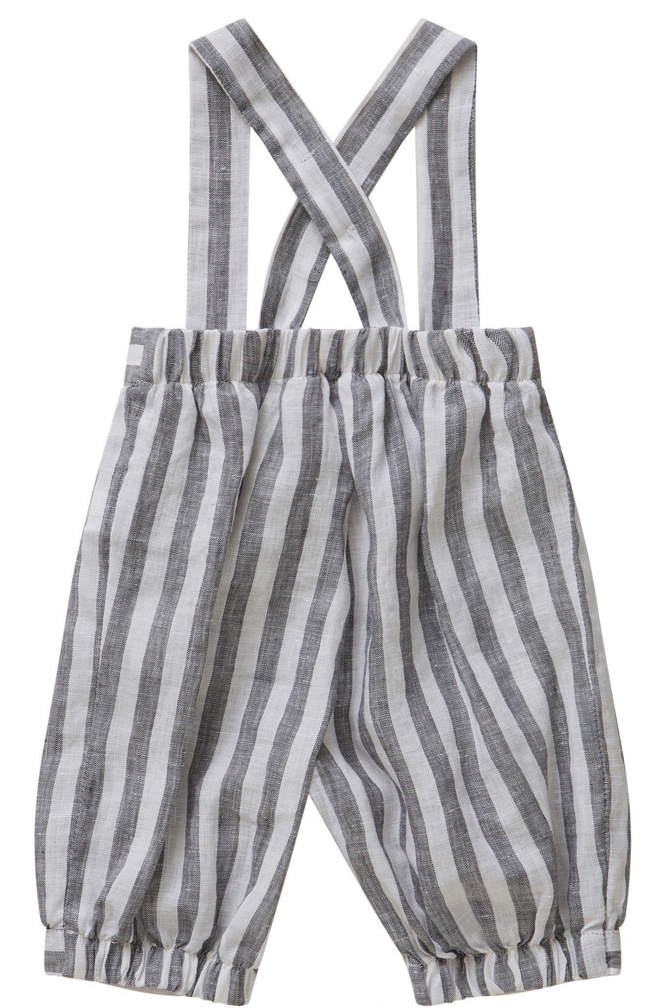Il Gufo ST005 Striped Linen Overall