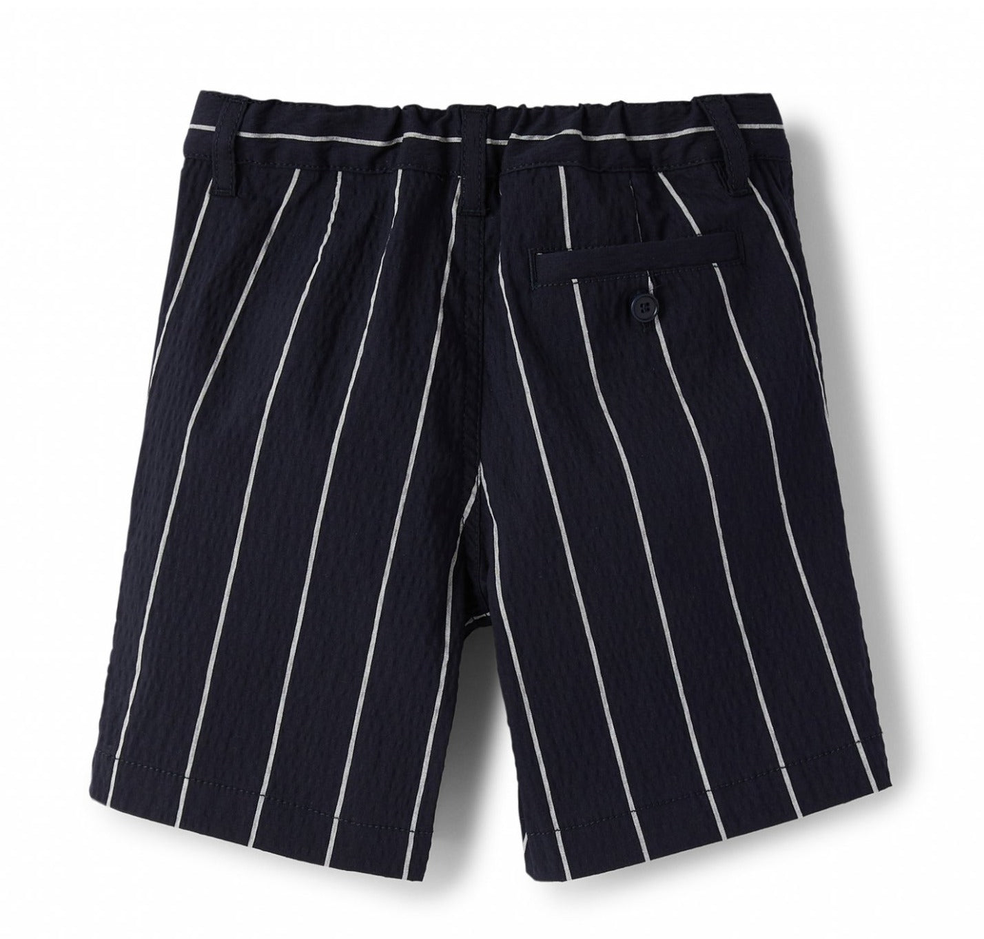 Il Gufo Seersucker Striped Shorts
