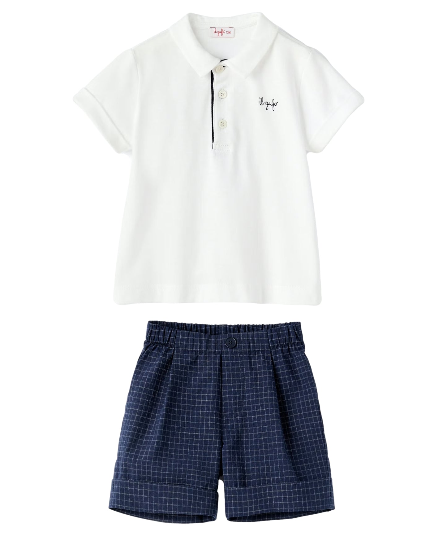 Il Gufo Baby Printed Short Set