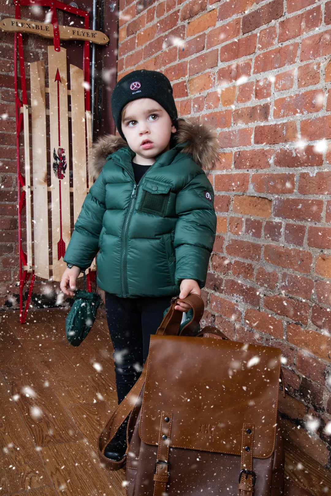 Ellabee Bella Infant Fur Down Jacket