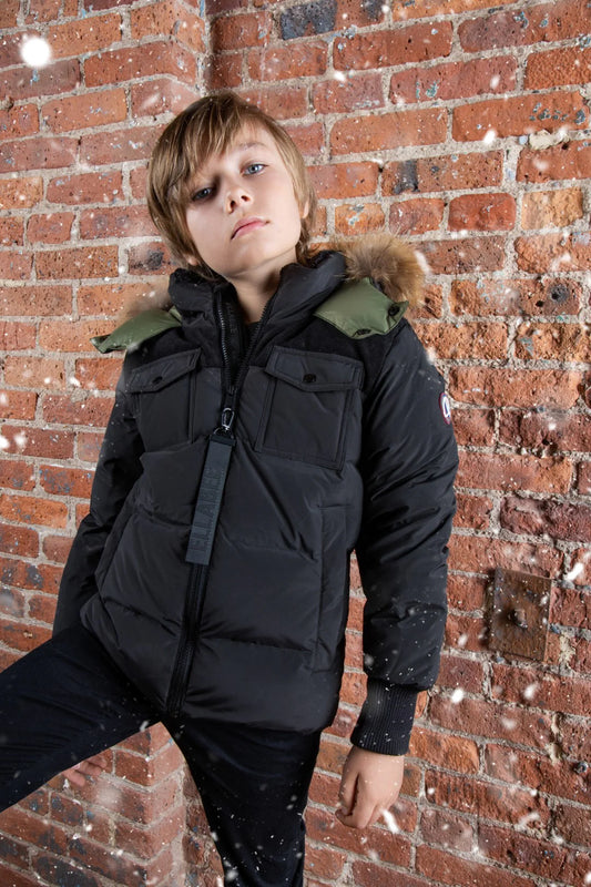 Ellabee Olivier Corduroy Down Jacket