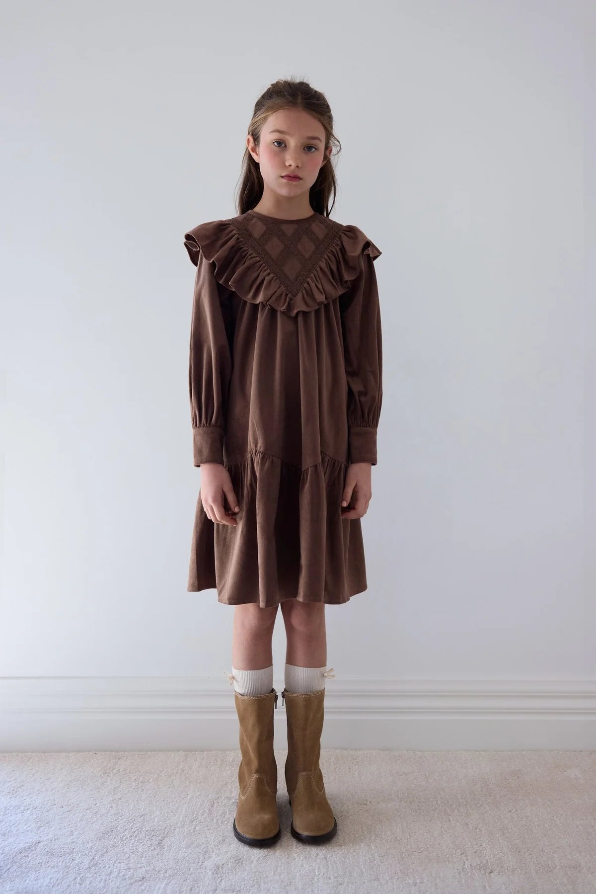 Petite Amalie Criss Cross Cord Dress