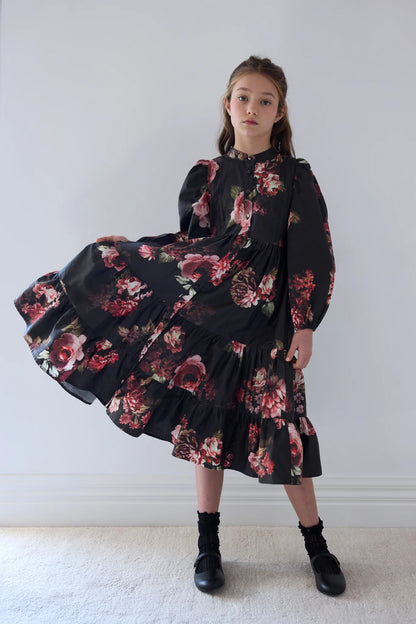 Petite Amalie Floral Poplin Dress