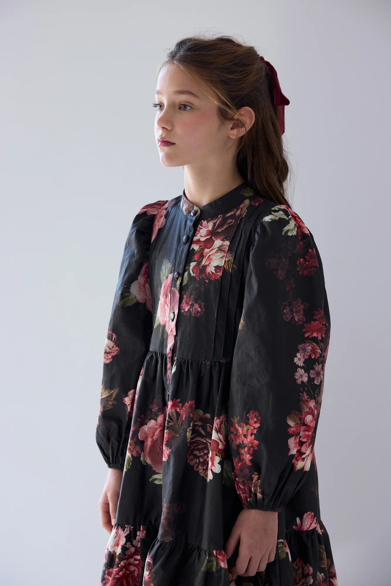 Petite Amalie Floral Poplin Dress