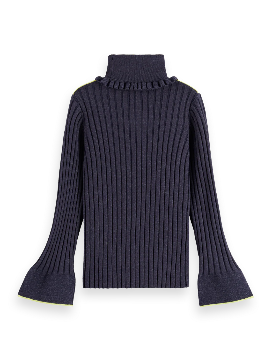 Scotch & Soda Rolled Neck Ribbed LS Pullover