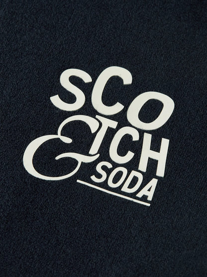 Scotch & Soda Relaxed Toweling Zip Up