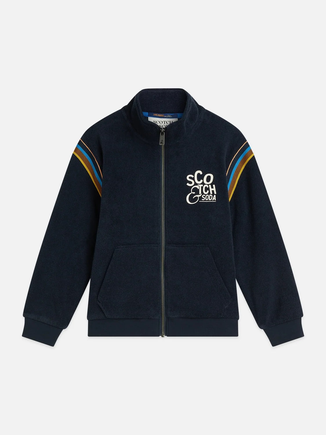 Scotch & Soda Relaxed Toweling Zip Up