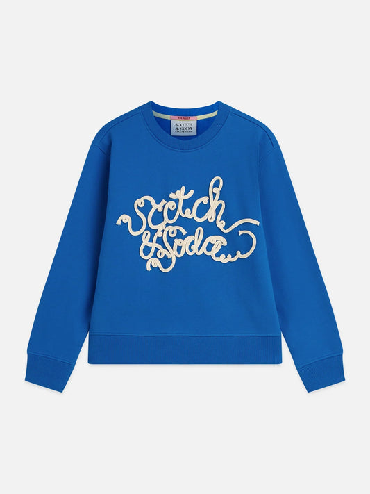 Scotch & Soda Embroidered Relaxed fit Sweatshirt