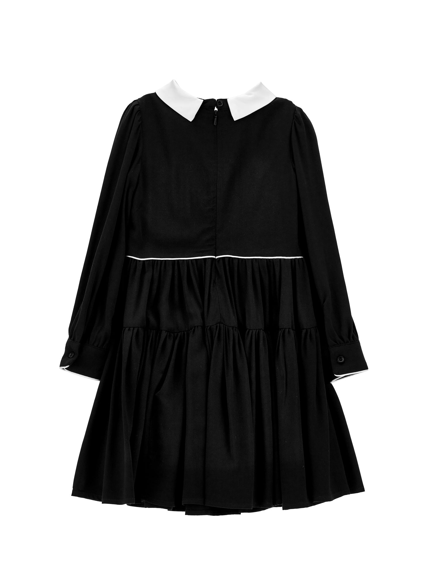 Monnalisa LS Collared Dress w Bow | Tuesday's Child