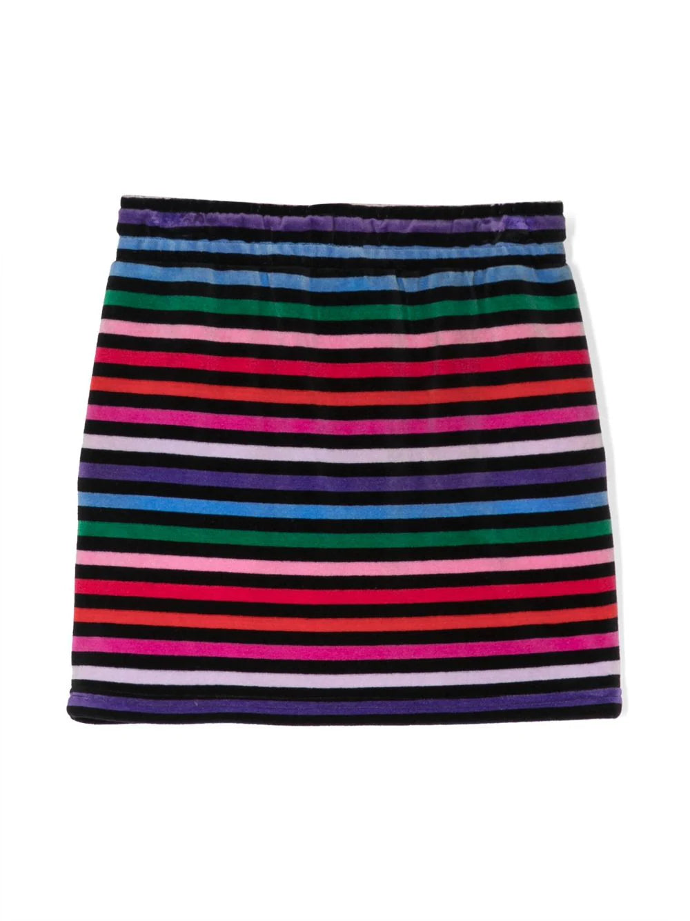 Sonia Rykiel Mini Me Velour Multi-striped Skirt