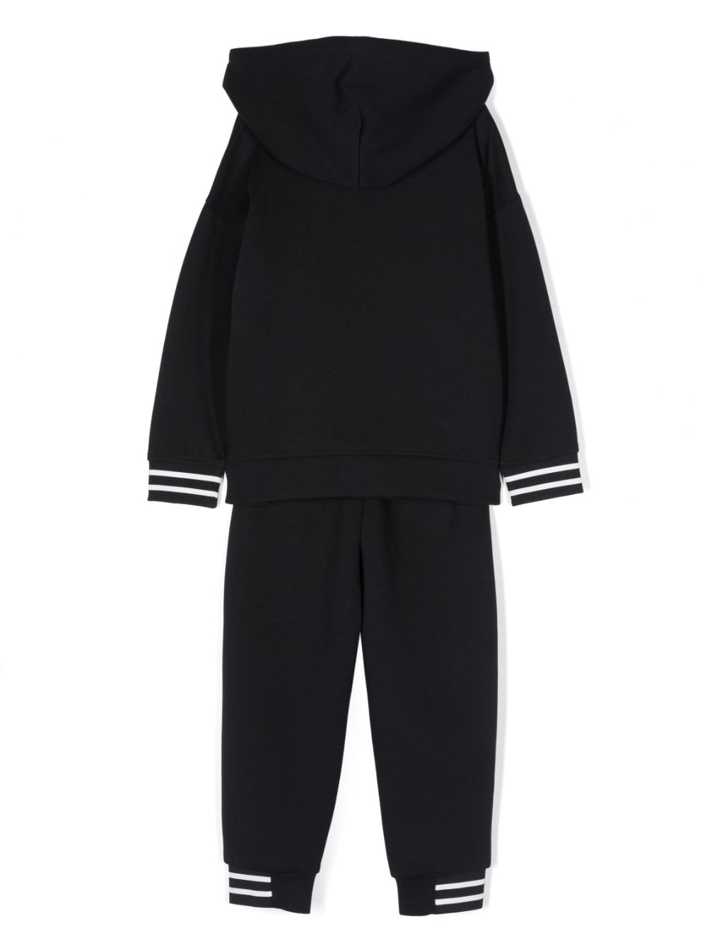 Armani Junior Boys Hoodie & Jogger Set w/ Fuzzy Front Logo