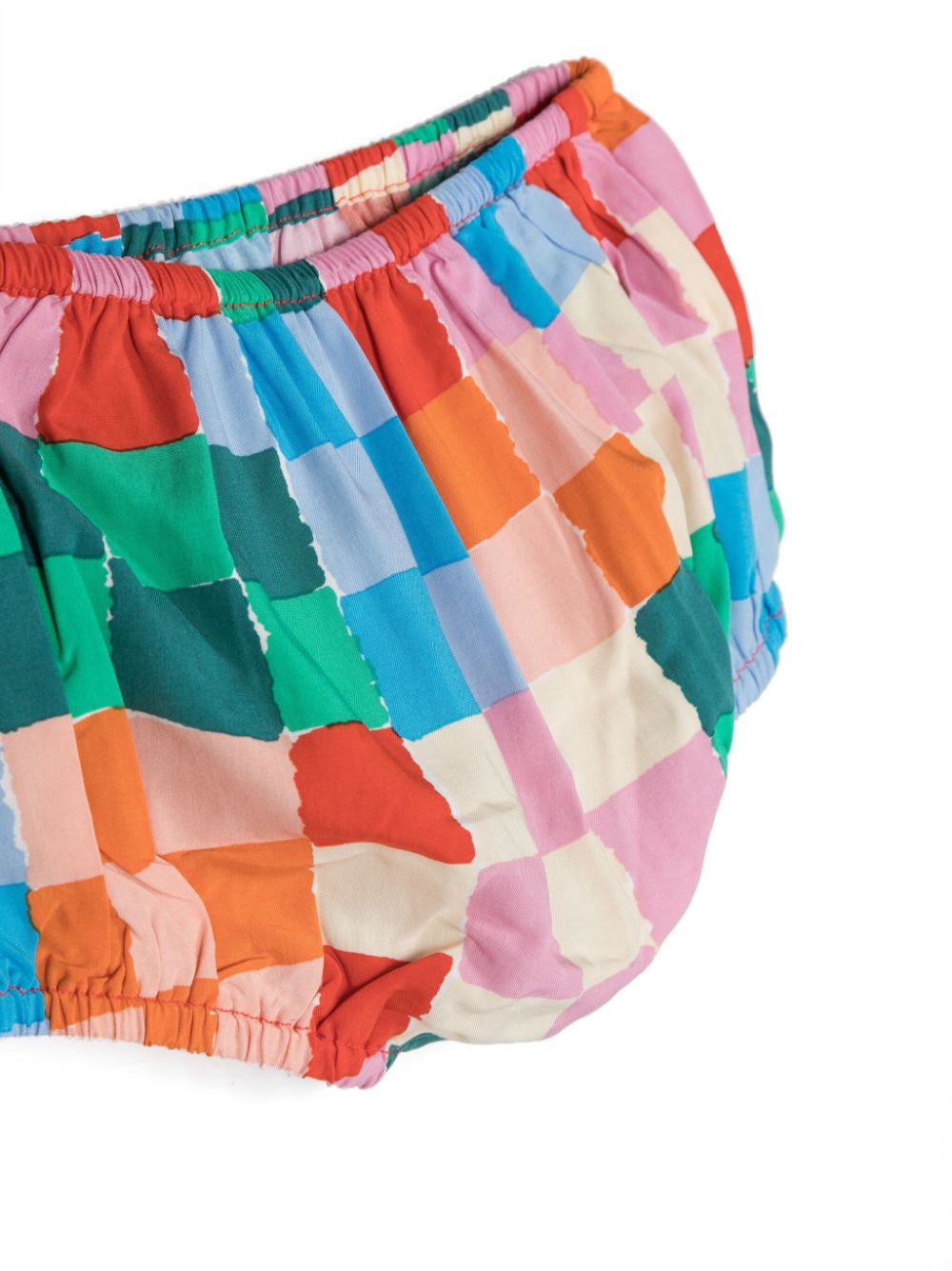 Stella McCartney Baby LS Multicolor Checks Dress w/ Bloomer
