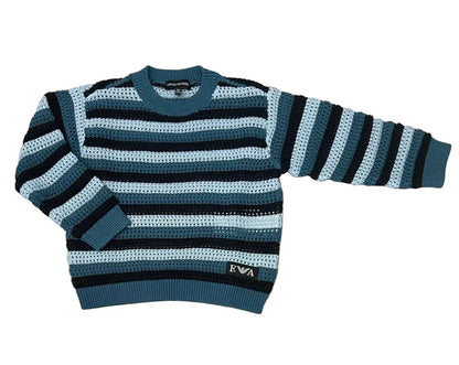 Armani Junior Striped Pullover Sweater