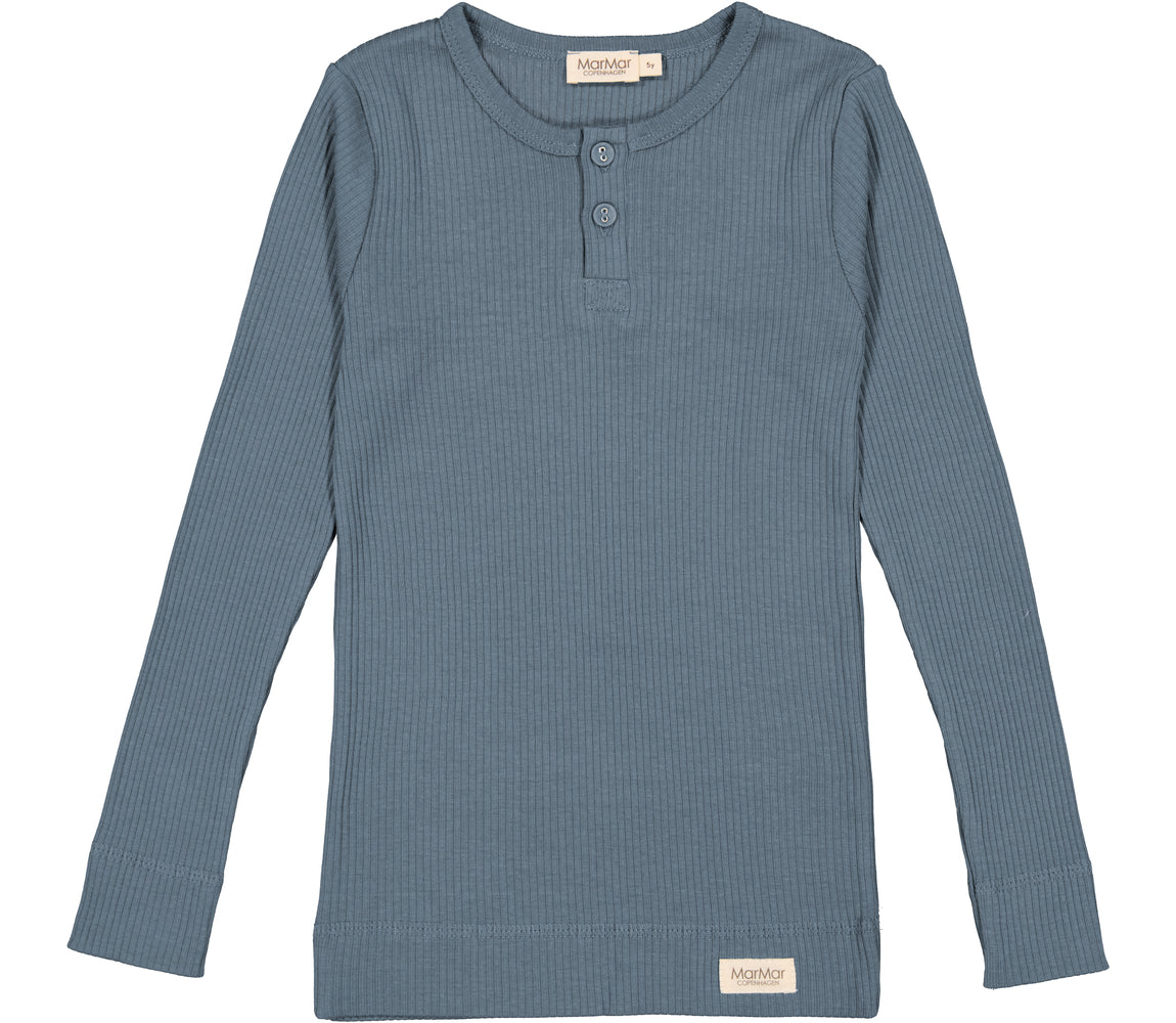 Mar Mar LS Ribbed Henley Tee